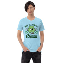 Load image into Gallery viewer, 'Who Needs Luck With All This Charm' Unisex T-Shirt