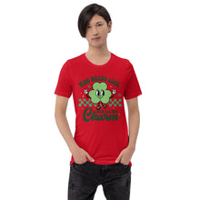 Load image into Gallery viewer, 'Who Needs Luck With All This Charm' Unisex T-Shirt