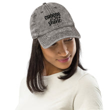 Load image into Gallery viewer, 'Choose To Shine' Vintage Cotton Twill Cap