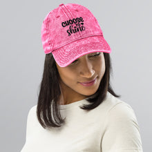 Load image into Gallery viewer, 'Choose To Shine' Vintage Cotton Twill Cap
