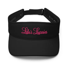 Load image into Gallery viewer, 'Lulu's Luxuries' Pink Stitch Logo Visor