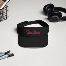 Load image into Gallery viewer, 'Lulu's Luxuries' Pink Stitch Logo Visor