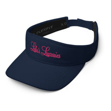 Load image into Gallery viewer, 'Lulu's Luxuries' Pink Stitch Logo Visor