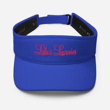 Load image into Gallery viewer, 'Lulu's Luxuries' Pink Stitch Logo Visor