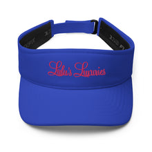 Load image into Gallery viewer, 'Lulu's Luxuries' Pink Stitch Logo Visor