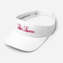 Load image into Gallery viewer, 'Lulu's Luxuries' Pink Stitch Logo Visor