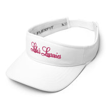 Load image into Gallery viewer, 'Lulu's Luxuries' Pink Stitch Logo Visor
