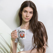 Load image into Gallery viewer, 'Some Bunny Needs Coffee' White Glossy Mug