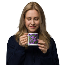 Load image into Gallery viewer, 'French Lavender Fields' White Glossy Mug