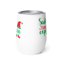 Load image into Gallery viewer, 'Santa, I Can Explain' Wine Tumbler
