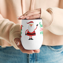 Load image into Gallery viewer, 'Santa, I Can Explain' Wine Tumbler
