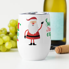 Load image into Gallery viewer, 'Santa, I Can Explain' Wine Tumbler