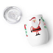 Load image into Gallery viewer, 'Santa, I Can Explain' Wine Tumbler