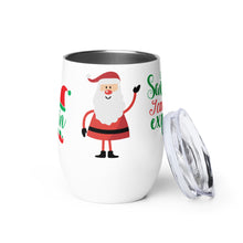 Load image into Gallery viewer, 'Santa, I Can Explain' Wine Tumbler