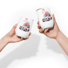 Load image into Gallery viewer, 'Heart Balloons Love Car' Wine Tumbler