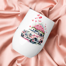 Load image into Gallery viewer, 'Heart Balloons Love Car' Wine Tumbler