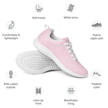 Load image into Gallery viewer, 'Lulu's Luxuries' Light Pink & White Women’s Athletic Shoes