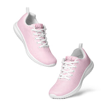 Load image into Gallery viewer, 'Lulu's Luxuries' Light Pink & White Women’s Athletic Shoes
