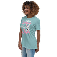 Load image into Gallery viewer, 'Some Bunny Needs Beer' Women's Relaxed T-Shirt