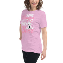 Load image into Gallery viewer, 'Some Bunny Needs Beer' Women's Relaxed T-Shirt
