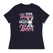 Load image into Gallery viewer, 'Some Bunny Needs Beer' Women's Relaxed T-Shirt