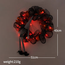 Load image into Gallery viewer, Halloween Autumn Wreath Decoration