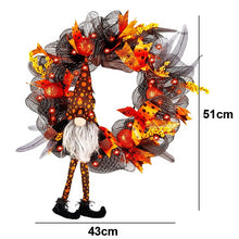 Load image into Gallery viewer, Halloween Autumn Wreath Decoration