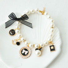 Load image into Gallery viewer, Luxury Coco #5 Pearl Dog Collar Necklace