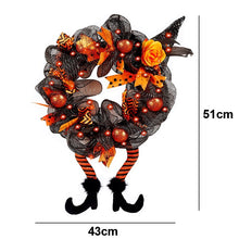Load image into Gallery viewer, Halloween Autumn Wreath Decoration