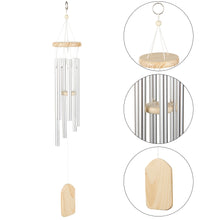 Load image into Gallery viewer, Hanging 6 Tube Wind Chime