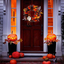 Load image into Gallery viewer, Halloween Autumn Wreath Decoration