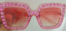 Load image into Gallery viewer, Large Glam Diamond Square Sunglasses - Women's Fashion Sunglasses