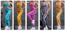 Load image into Gallery viewer, 2PC Tie Dye Seamless Women's Yoga Workout Matching Set