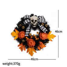 Load image into Gallery viewer, Halloween Autumn Wreath Decoration