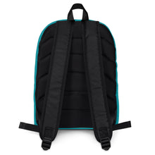 Load image into Gallery viewer, 'Dinosaur T-Rex Turquoise' Backpack