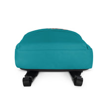 Load image into Gallery viewer, 'Dinosaur T-Rex Turquoise' Backpack