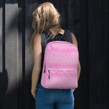 Load image into Gallery viewer, 'Bubblegum Pink Bubble Print' Backpack
