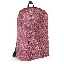 Load image into Gallery viewer, 'Pink Sparkle Glitter Print' Backpack