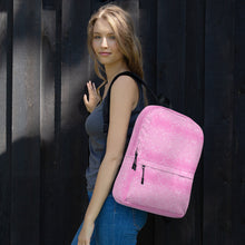 Load image into Gallery viewer, 'Bubblegum Pink Bubble Print' Backpack