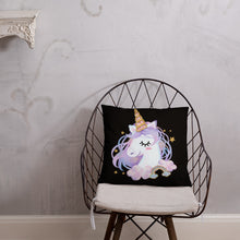 Load image into Gallery viewer, 'I Love You Lips & Unicorn' Basic Pillow