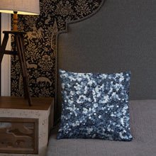 Load image into Gallery viewer, 'Blue Glitter Confetti Print' Basic Pillow