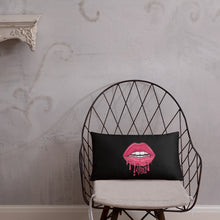 Load image into Gallery viewer, 'I Love You Lips & Unicorn' Basic Pillow
