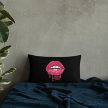 Load image into Gallery viewer, 'I Love You Lips & Unicorn' Basic Pillow