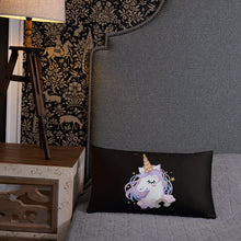 Load image into Gallery viewer, 'I Love You Lips & Unicorn' Basic Pillow