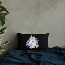 Load image into Gallery viewer, 'I Love You Lips & Unicorn' Basic Pillow