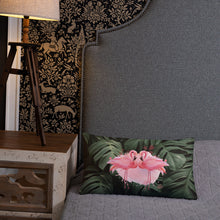 Load image into Gallery viewer, 'Flamingo Mingle' Basic Pillow