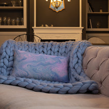Load image into Gallery viewer, 'Pink & Blue Swirl' Basic Pillow