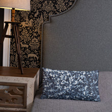 Load image into Gallery viewer, 'Blue Glitter Confetti Print' Basic Pillow