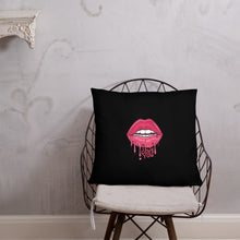 Load image into Gallery viewer, 'I Love You Lips & Unicorn' Basic Pillow