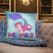 Load image into Gallery viewer, 'Under The Sea Mermaid' Basic Pillow
